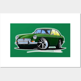 MGB GT Dark Green Posters and Art